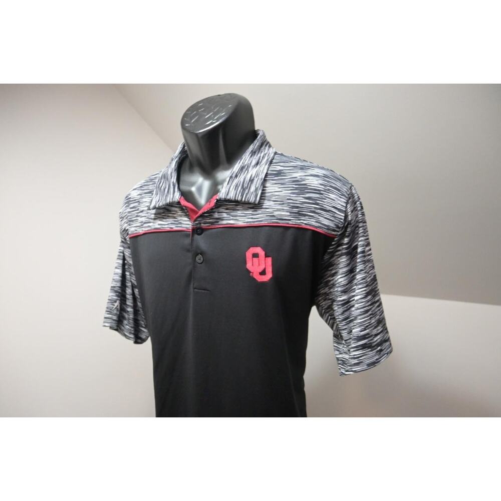 Antigua Golf Polo Oaklahoma Sooners Athletic Golf Shirt Mens Size XL